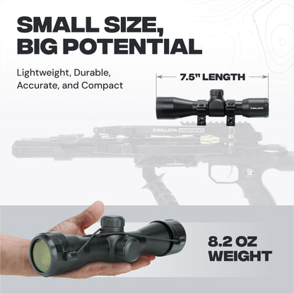 Hunting Kit: 4x32 Scope, 16" STING Carbon Bolts, Mechanical Broadheads & More