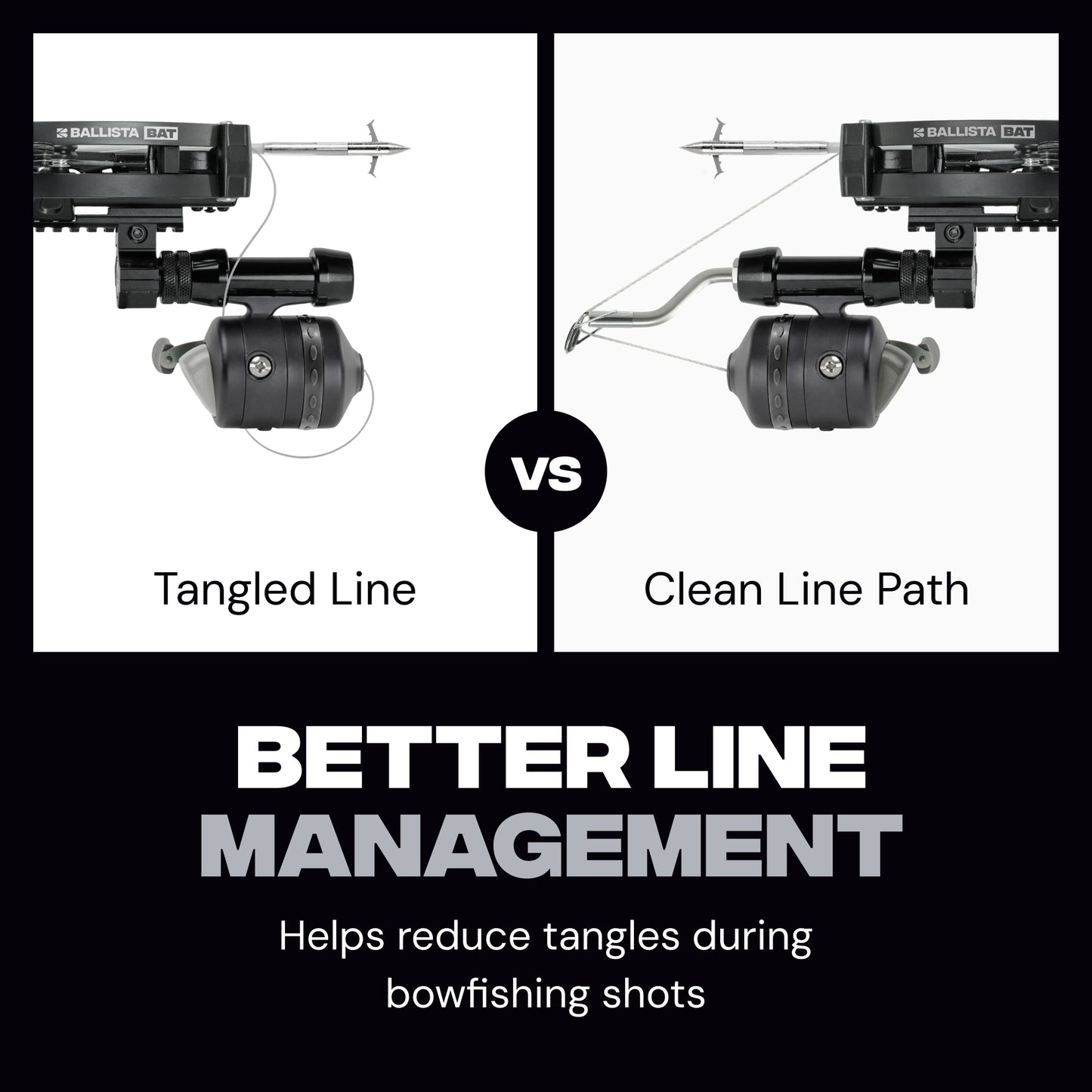 Bowfishing Line Guide, 314 Stainless Steel Crossbow Attachment