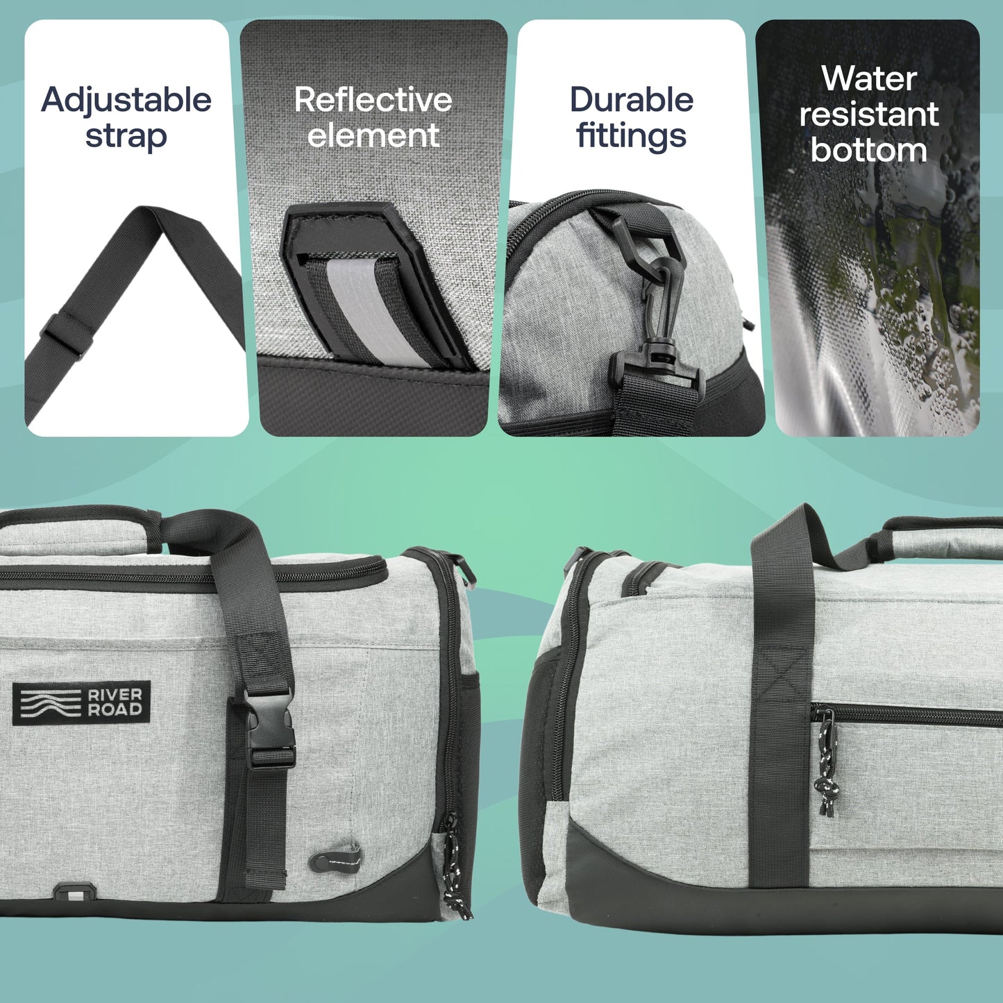 Movex 33L Medium Duffle Bag - Gray