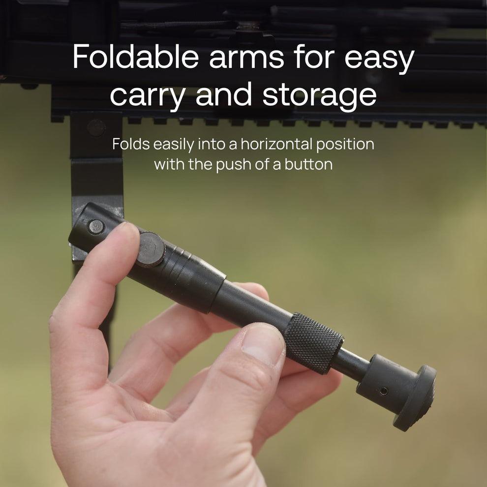 Mighty 3 in 1 Tactical Rifle Bipod with Rail Mount Adapter and Barrel ...
