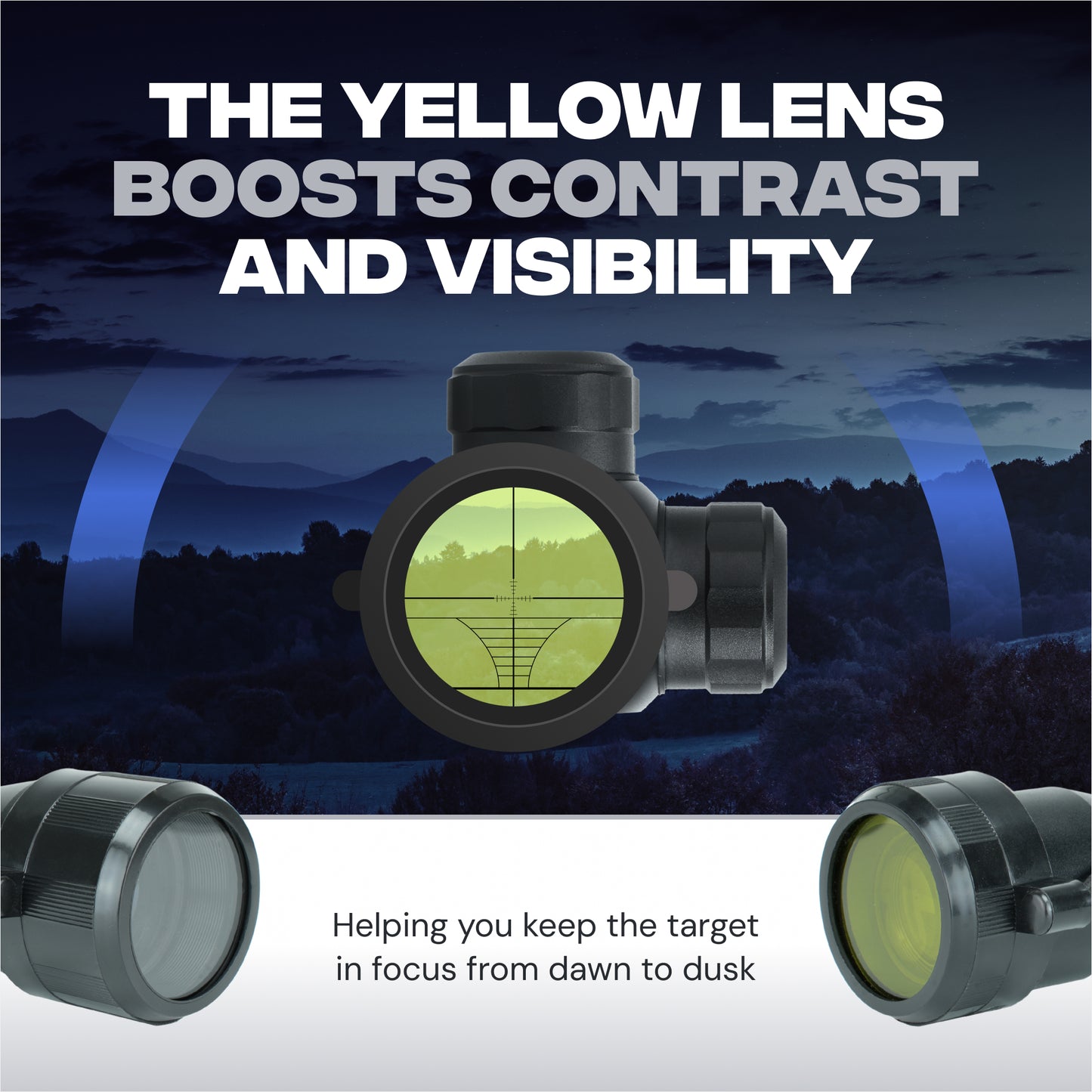 4x32 Viper Eye Crossbow Scope with 2 Mounts Fits 20 mm Picatinny Rail