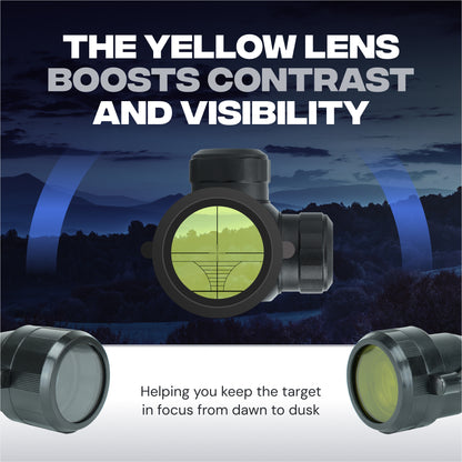 4x32 Viper Eye Crossbow Scope with 2 Mounts Fits 20 mm Picatinny Rail