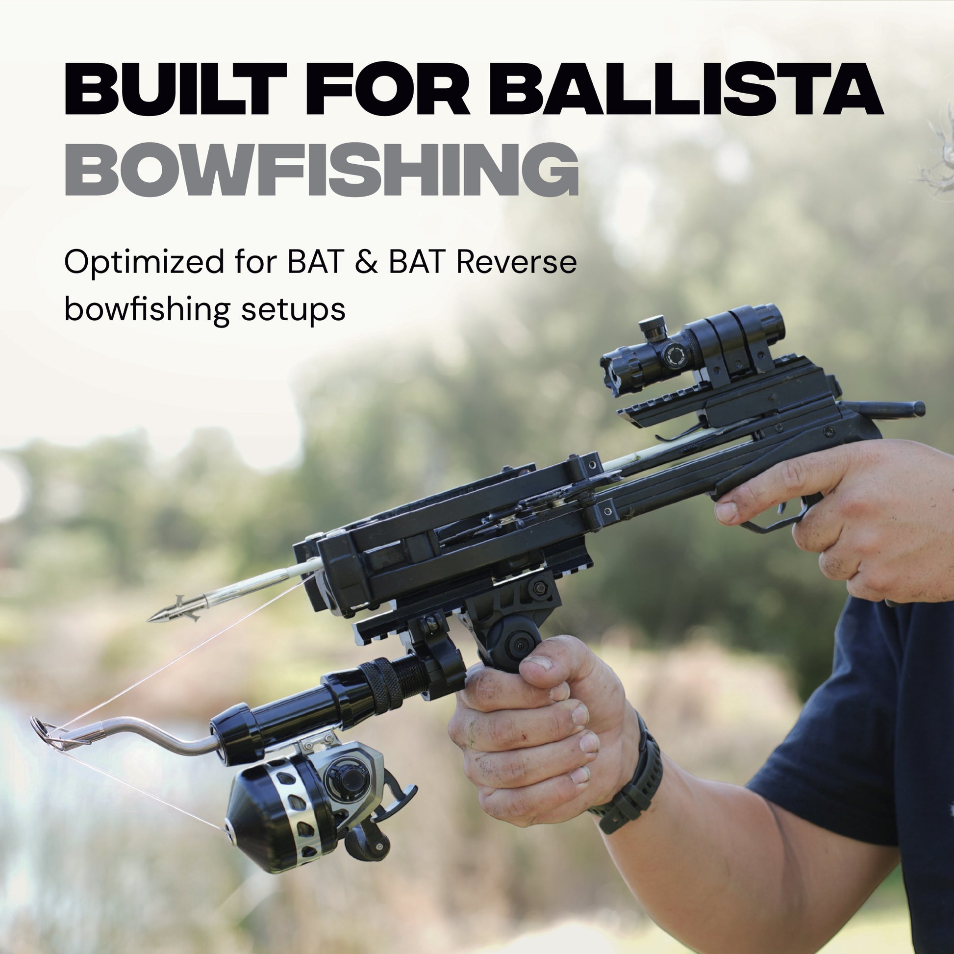 Bowfishing Line Guide, 314 Stainless Steel Crossbow Attachment
