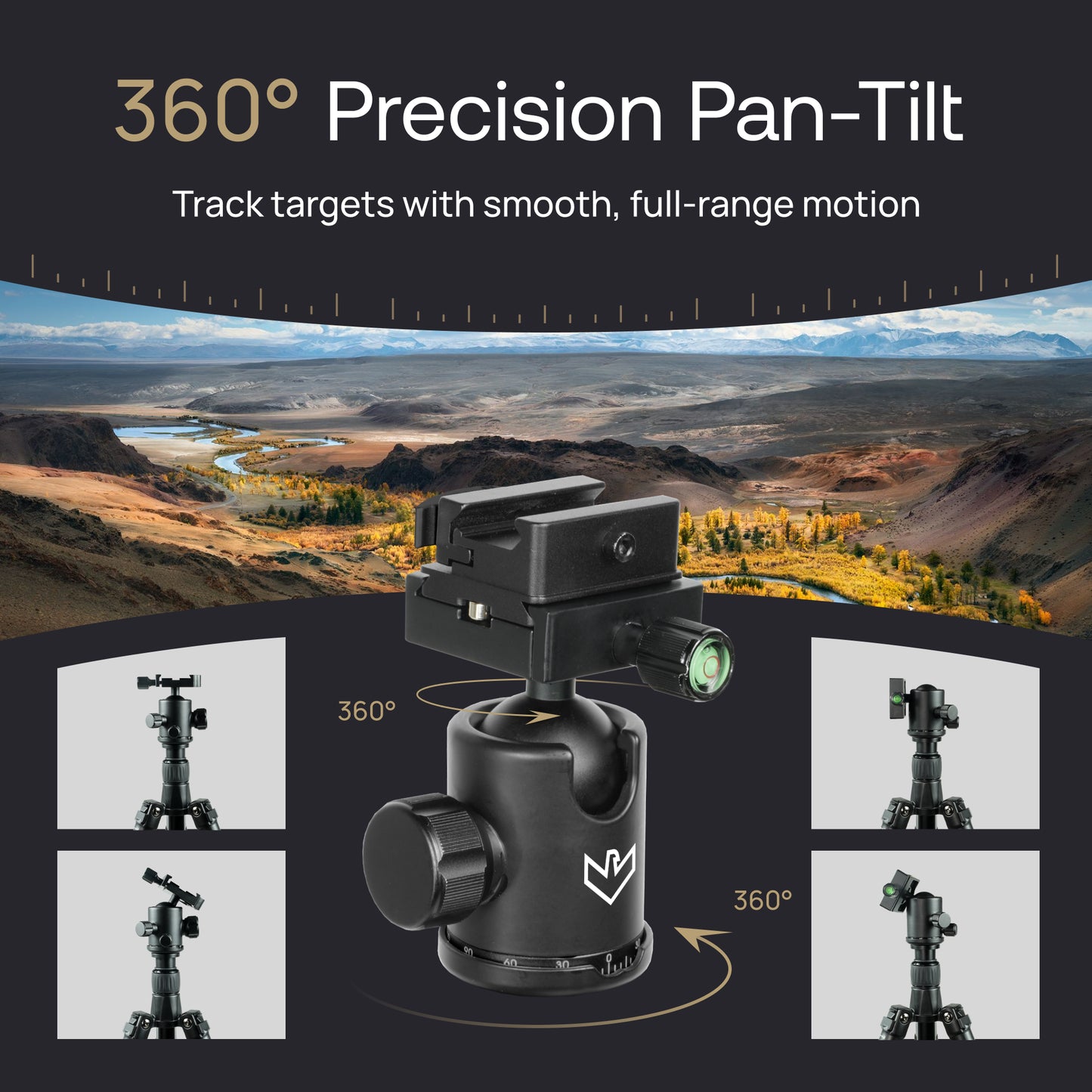 Mighty Tactical Tripod 303 with Picatinny Adapter w/ Carry Bag