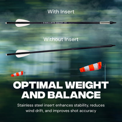 4.2mm Arrow Penetrator Insert 150gr Stainless Steel Adapter - 12pcs