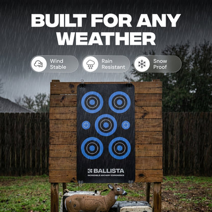 Reusable Self-Healing Rubber Archery Target Fаce – 13.8" x 23.6"