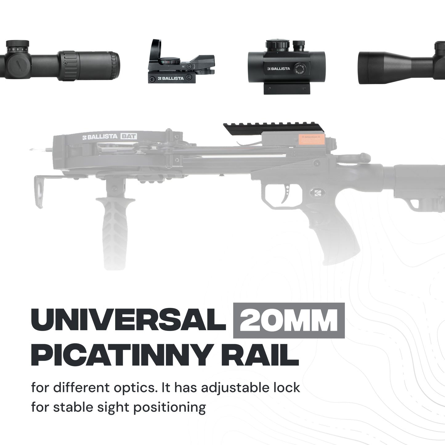 Pistolet arbalète à poulies BAT avec crosse L – 300 FPS & 130 lbs – Reconditionné