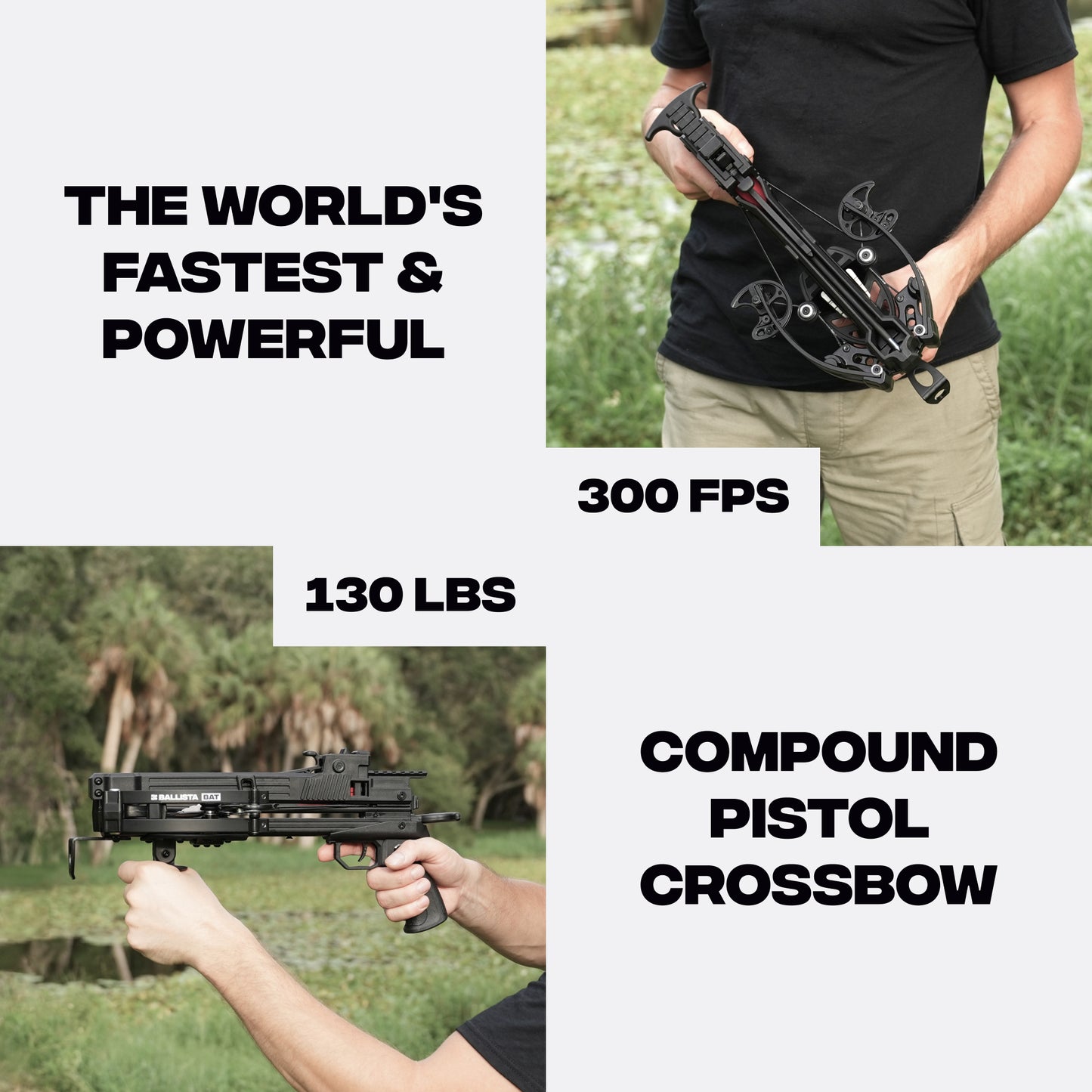 Ballesta pequeña compuesta BALLISTA BAT con cargador - Reacondicionada