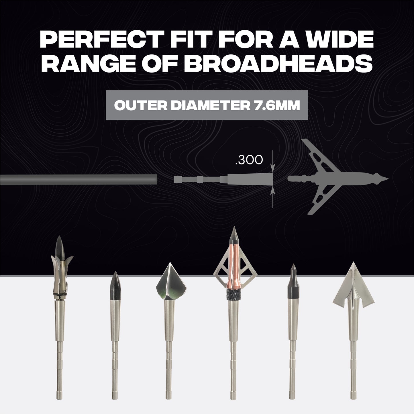 Stainless Steel Penetrator Insert Adapter Archery Arrow Shaft ID 4.2mm (12pcs)