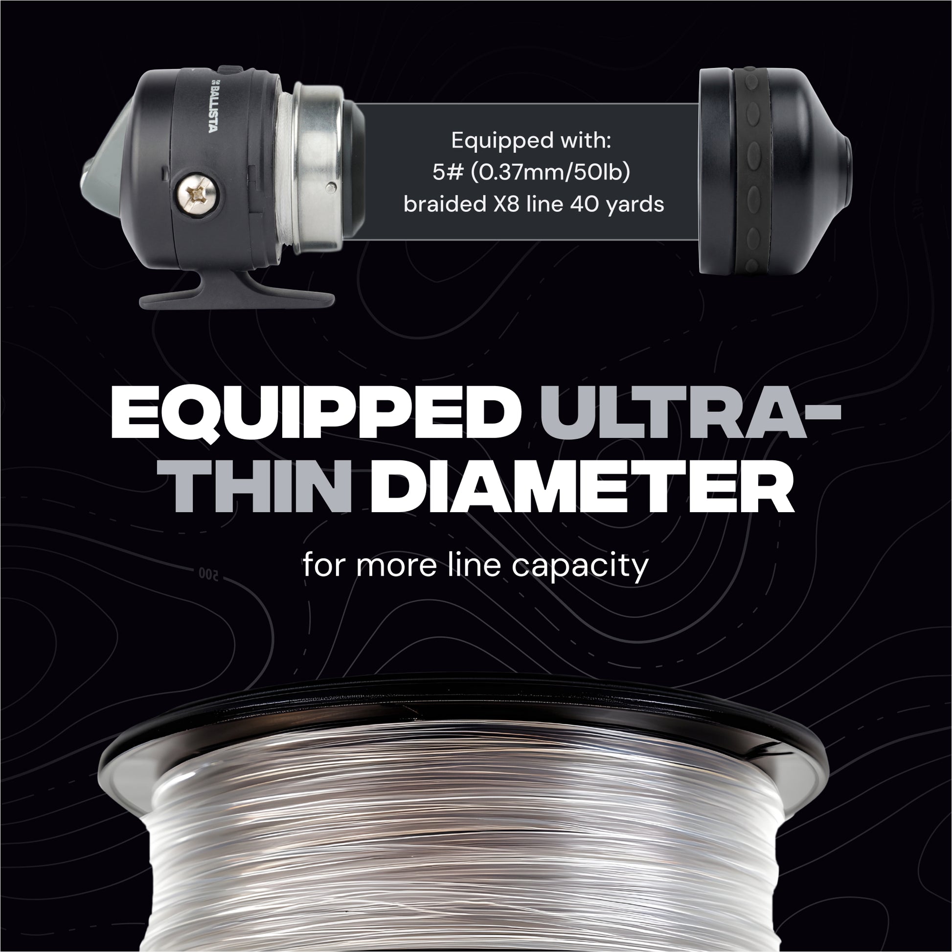 Ballista BL25 Spincast Bowfishing Reel