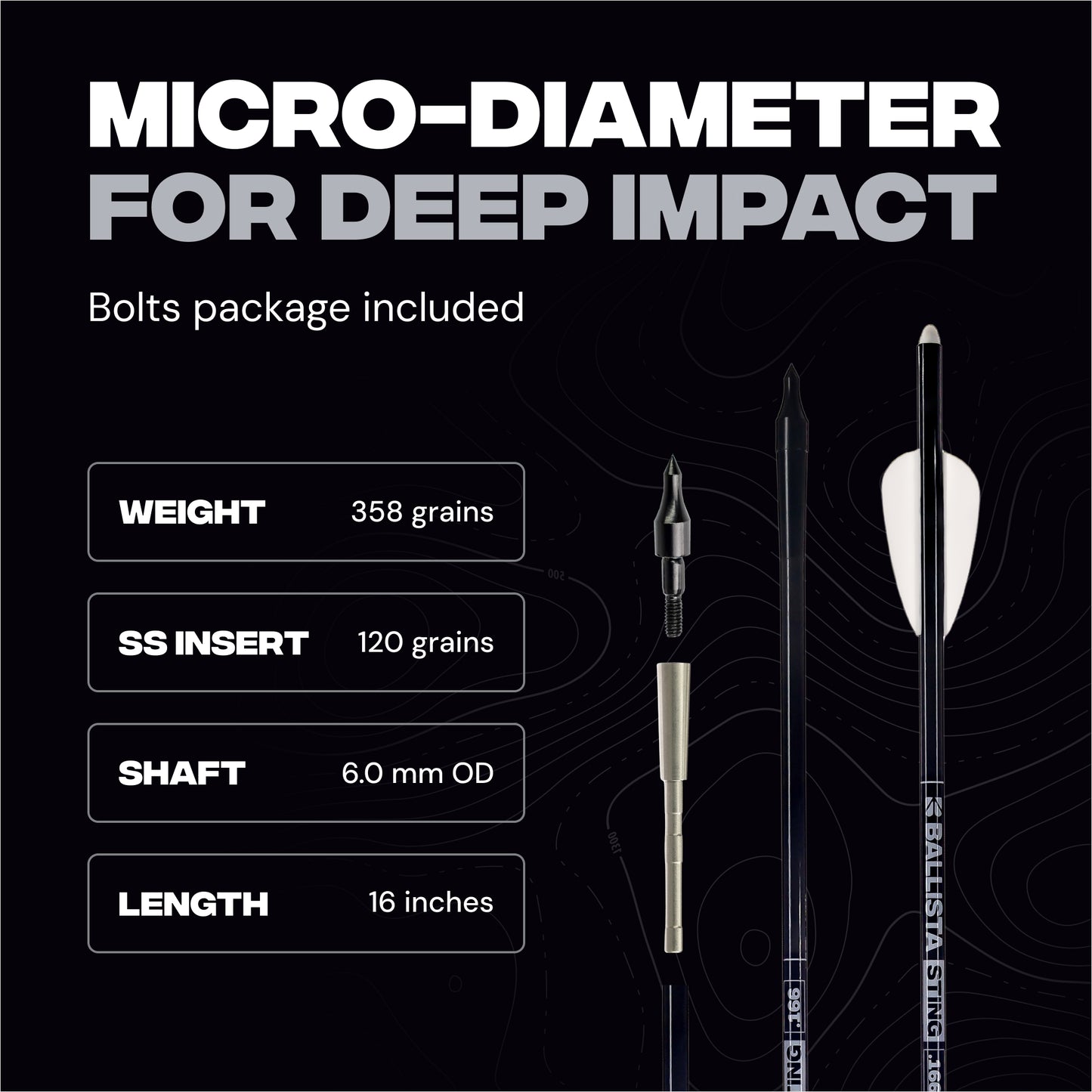 Hunting Kit: 4x32 Scope, 16" STING Carbon Bolts, Mechanical Broadheads & More