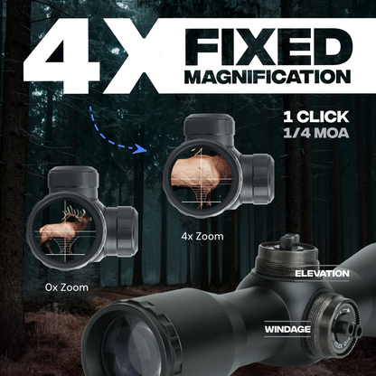 Sniper 4X32 Crossbow Scope - Precision Made Easy Sniper 4X32 Crossbow Scope - Precision Made Easy