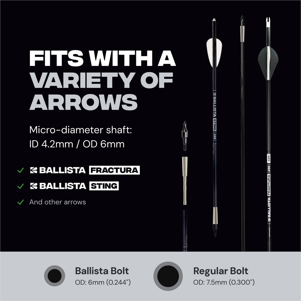 4.2mm Stainless Steel Penetrator Insert Adapter 120 gr - 12pcs – BALLISTA