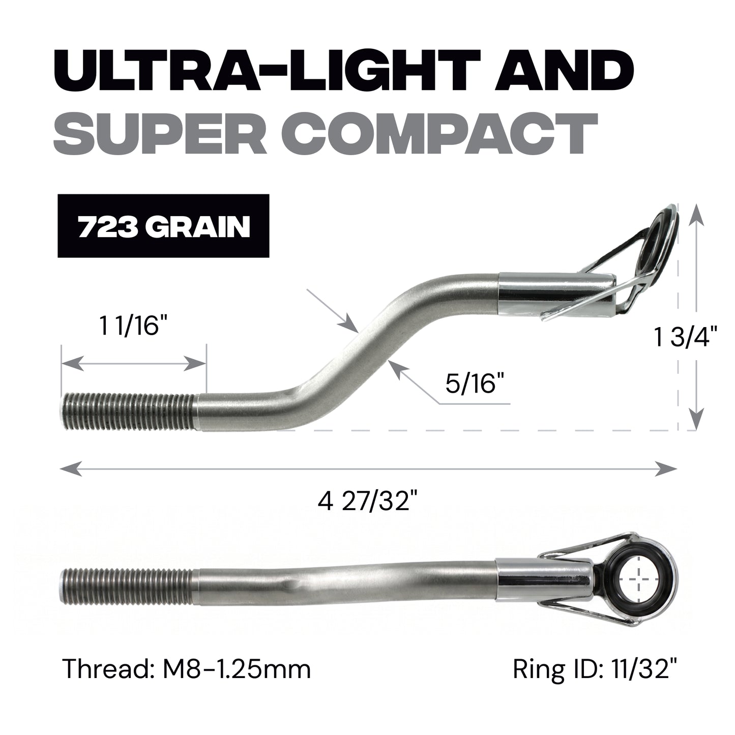 Bowfishing Line Guide, 314 Stainless Steel Crossbow Attachment
