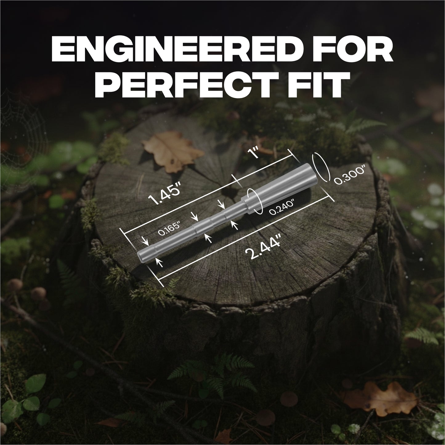 4.2mm Stainless Steel Penetrator Insert Adapter 120 gr - 12pcs