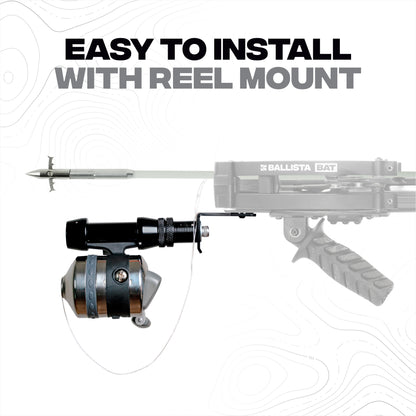 Basic Bowfishing Kit: BL25 Spincast Reel, Bowfishing Arrows, Green Laser Sight, Reel Mount Seat