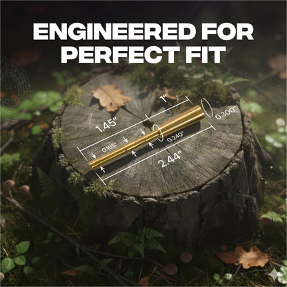 Copper Penetrator Insert Adapter Archery Arrow Shaft ID 4.2mm (12pcs)