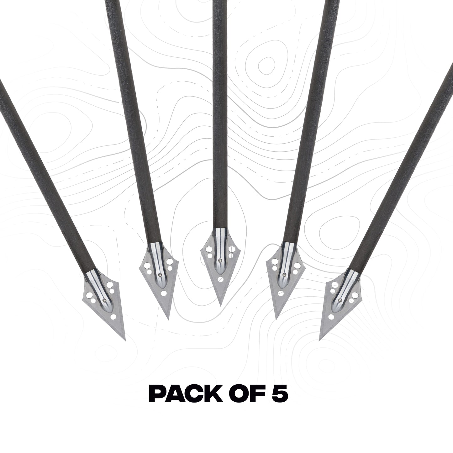 10.5" Carbon Broadhead Bolts for BAT & BAT Reverse with Magazine (5 pc)