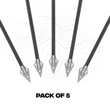 10.5" Carbon Broadhead Bolts for BAT & BAT Reverse with Magazine (5 pc)