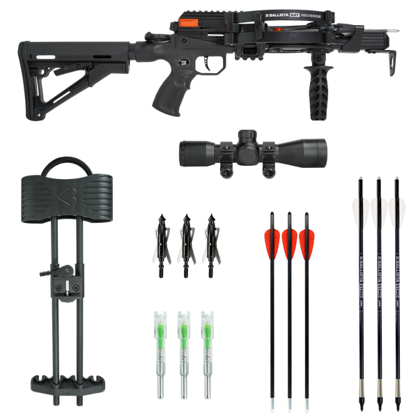 Crossbow with full accessory bundle