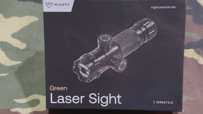 Mighty Tactical Crossbow Green Laser Sight - 5mw, 532nm, Remote Switch