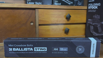 STING Carbon Hunting Bolts for Crossbows BALLISTA BAT (Pack of 6)