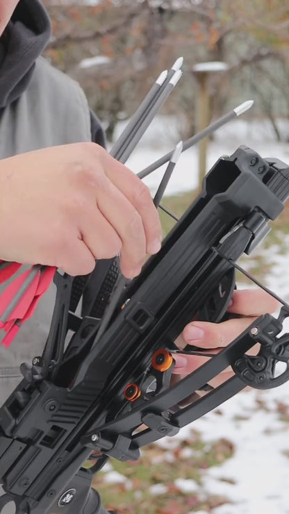 Virotes de carbono de 10.5" para ballesta BAT y BAT Reverse con cargador (6 uds)