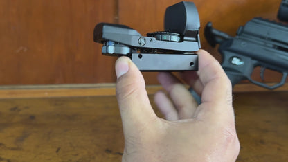 Crossbow Reflex Green Red Dot Sight Optic 1x23x34mm - 22mm Mount