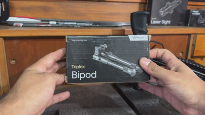 Mighty 3 in 1 Tactical Rifle Bipod with Rail Mount Adapter and Barrel Clamp