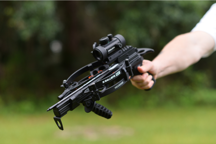 BALLISTA BAT Reverse Draw Compound Self-Cocking Pistol Crossbow