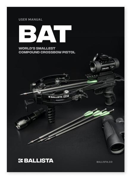 User-manual - BALLISTA Crossbows for Fishing, Hunting and Entertainment