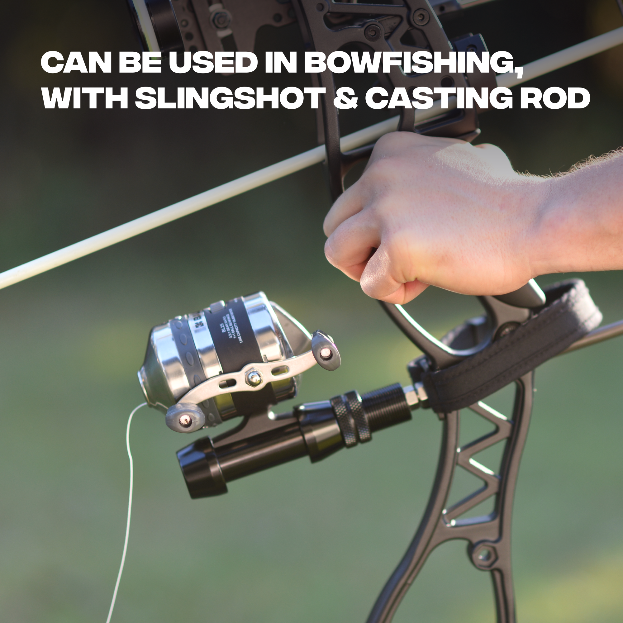 BALLISTA BL25 Spincast Bowfishing Reel Slingshot Bow Fishing