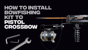 How-to-install-bowfishing-reel-to-ballista-bat - BALLISTA Crossbows for Fishing, Hunting and Entertainment