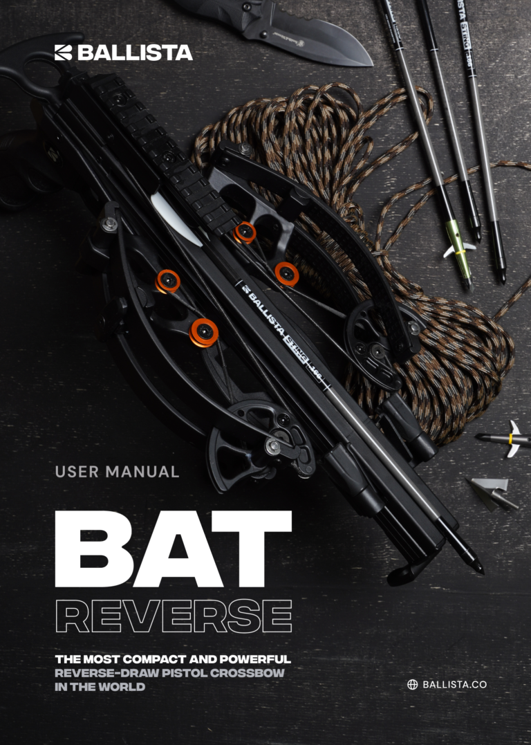 User-manual-ballista-bat-reverse - BALLISTA Crossbows for Fishing, Hunting and Entertainment