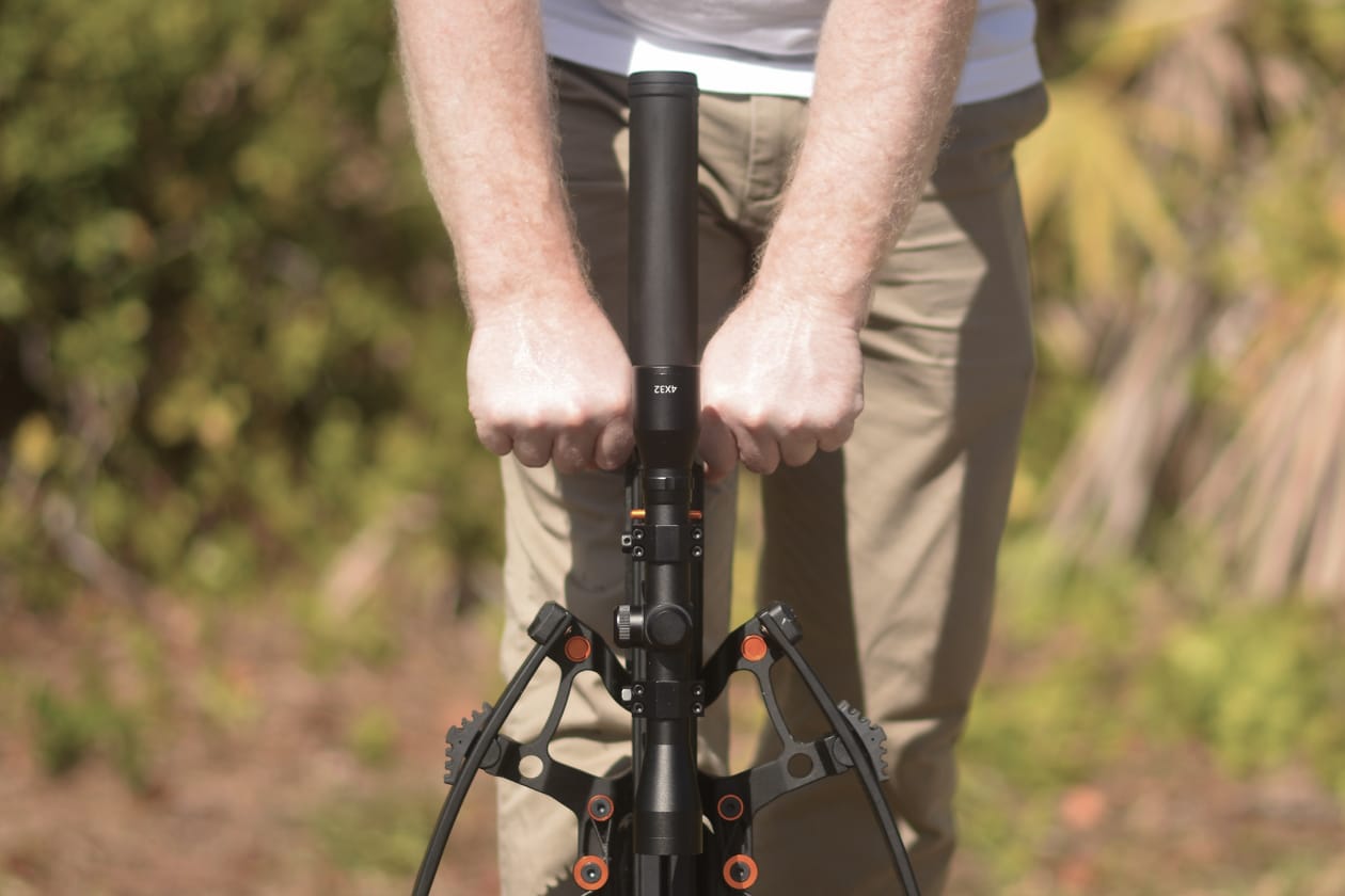 Patented cocking system for Fastest Loading Crossbow