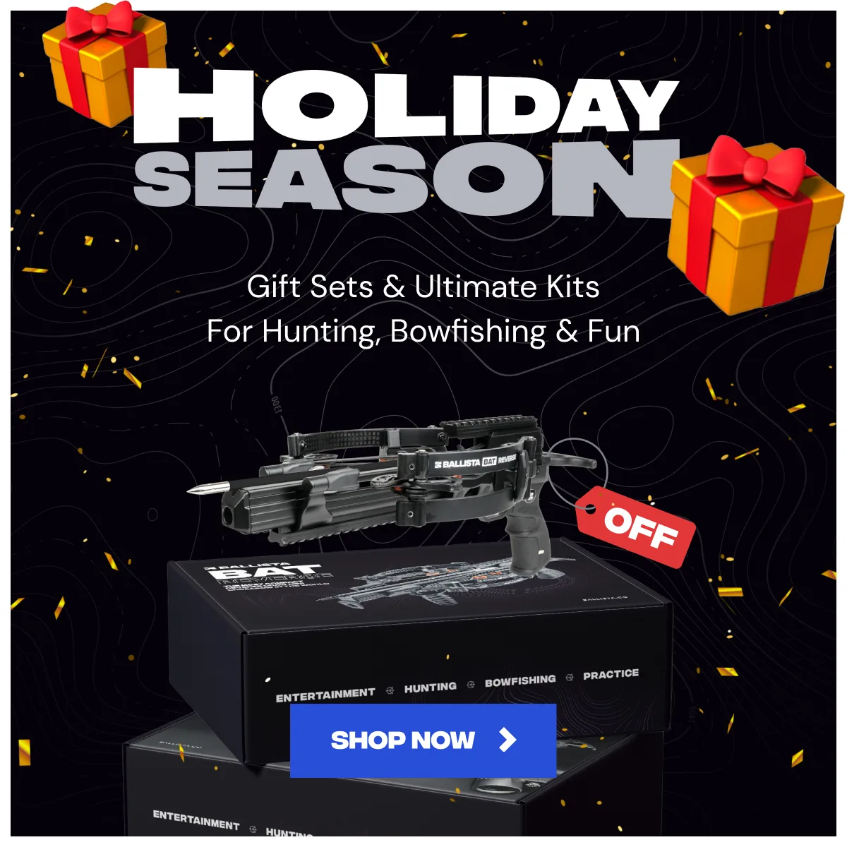 Holiday Crossbow Bundles - Gift Sets & Ultimate Kits For Hunting, Bowfishing & Fun